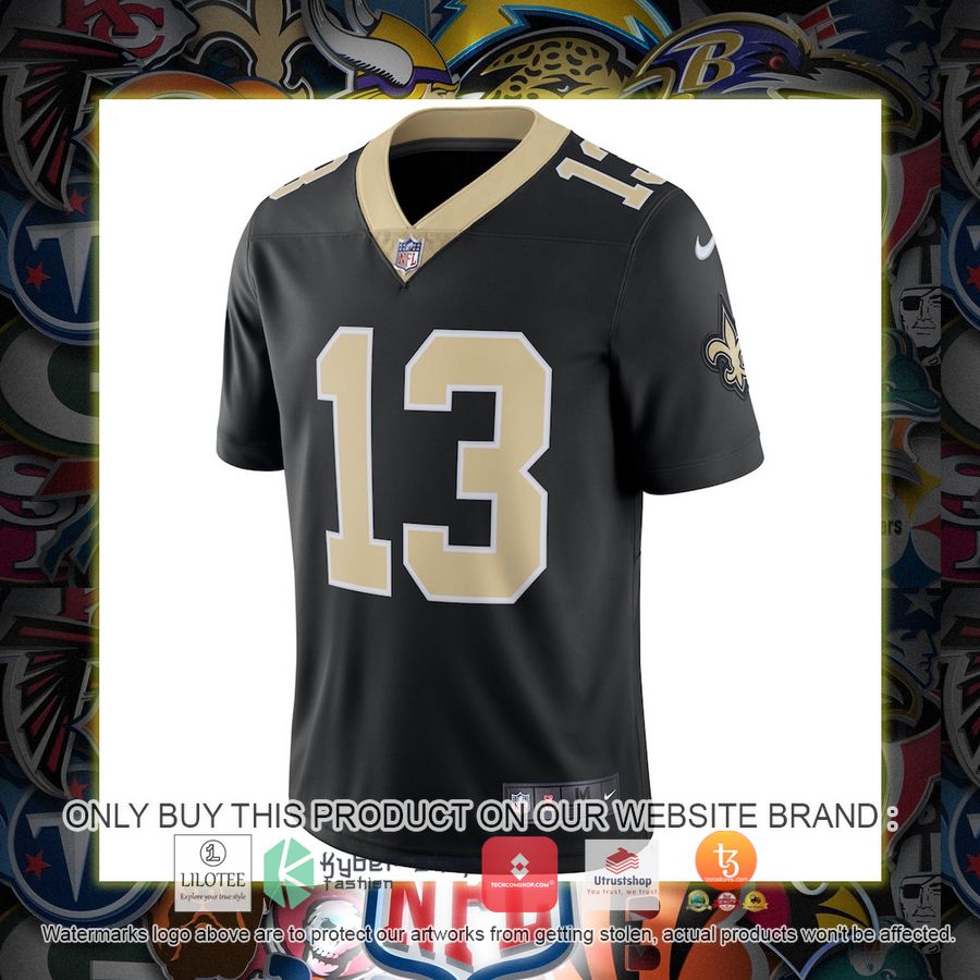 HOT Michael Thomas New Orleans Saints Nike Vapor Untouchable Black Football Jersey Shirt 2 michael thomas new orleans saints nike vapor untouchable black football jersey 2 68881