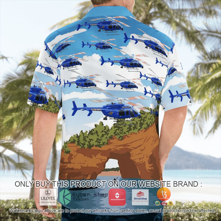 HOT Michigan Police Helicopter Hawaiian Shirt 4 michigan police helicopter hawaiian shirt 4 91329
