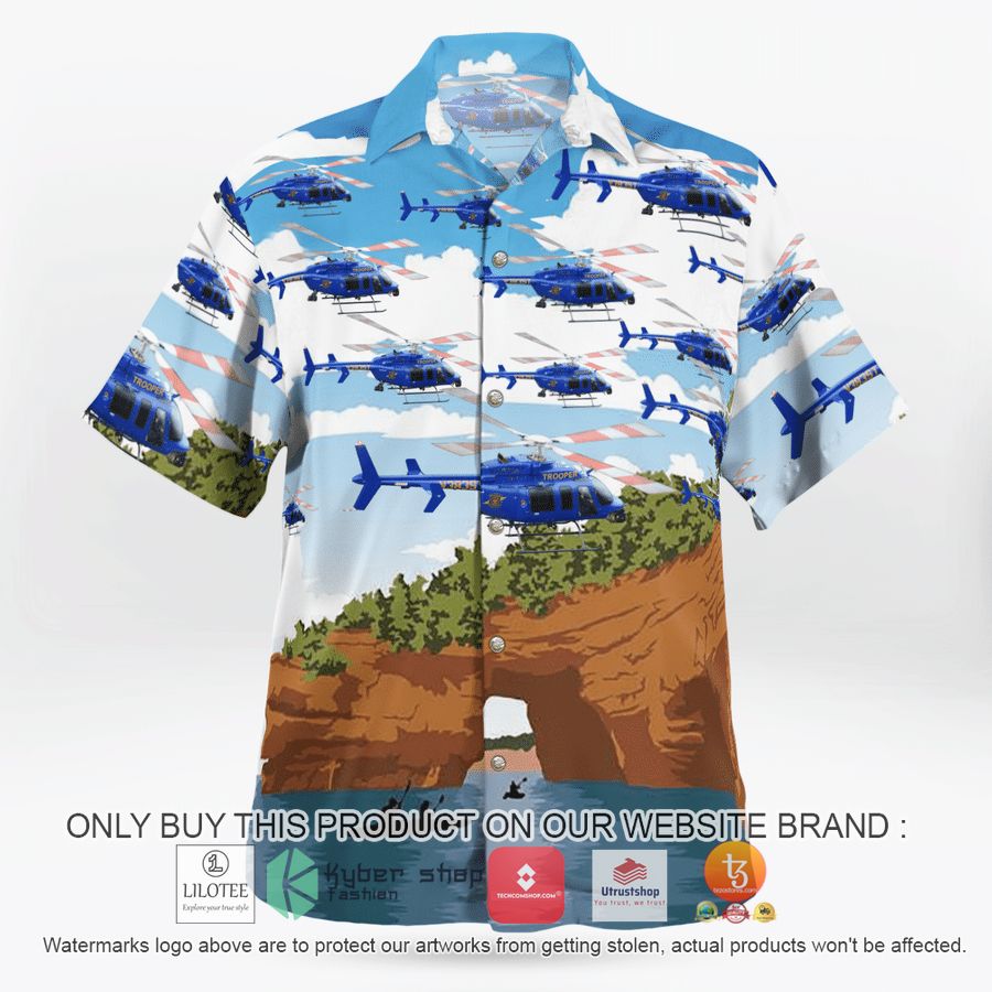 HOT Michigan Police Helicopter Hawaiian Shirt 8 michigan police helicopter hawaiian shirt 8 28282