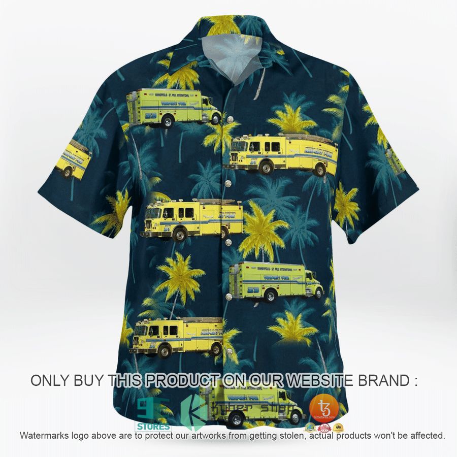 NEW Minneapolis Saint Paul International Airport Fire Department Hawaii Shirt 3 minneapolis saint paul international airport fire department hawaiian shirt 3 89005
