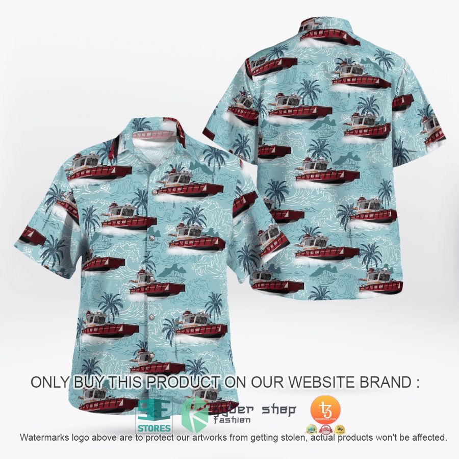 NEW Minnesota Red Wing Fire Department Fireboat Hawaii Shirt 2 minnesota red wing fire department fireboat hawaiian shirt 2 10930