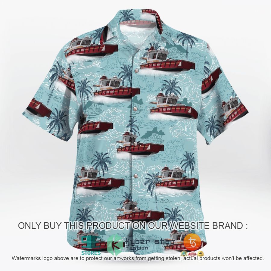 NEW Minnesota Red Wing Fire Department Fireboat Hawaii Shirt 4 minnesota red wing fire department fireboat hawaiian shirt 4 32204