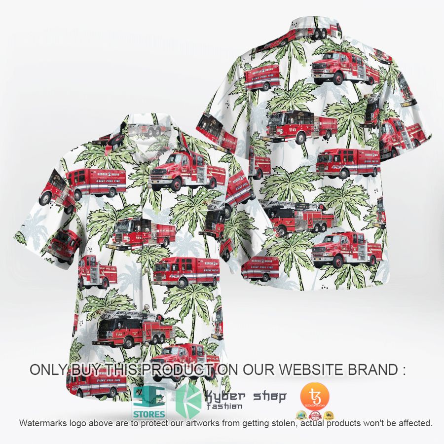 minnesota saint paul fire department hawaiian shirt 1 24543