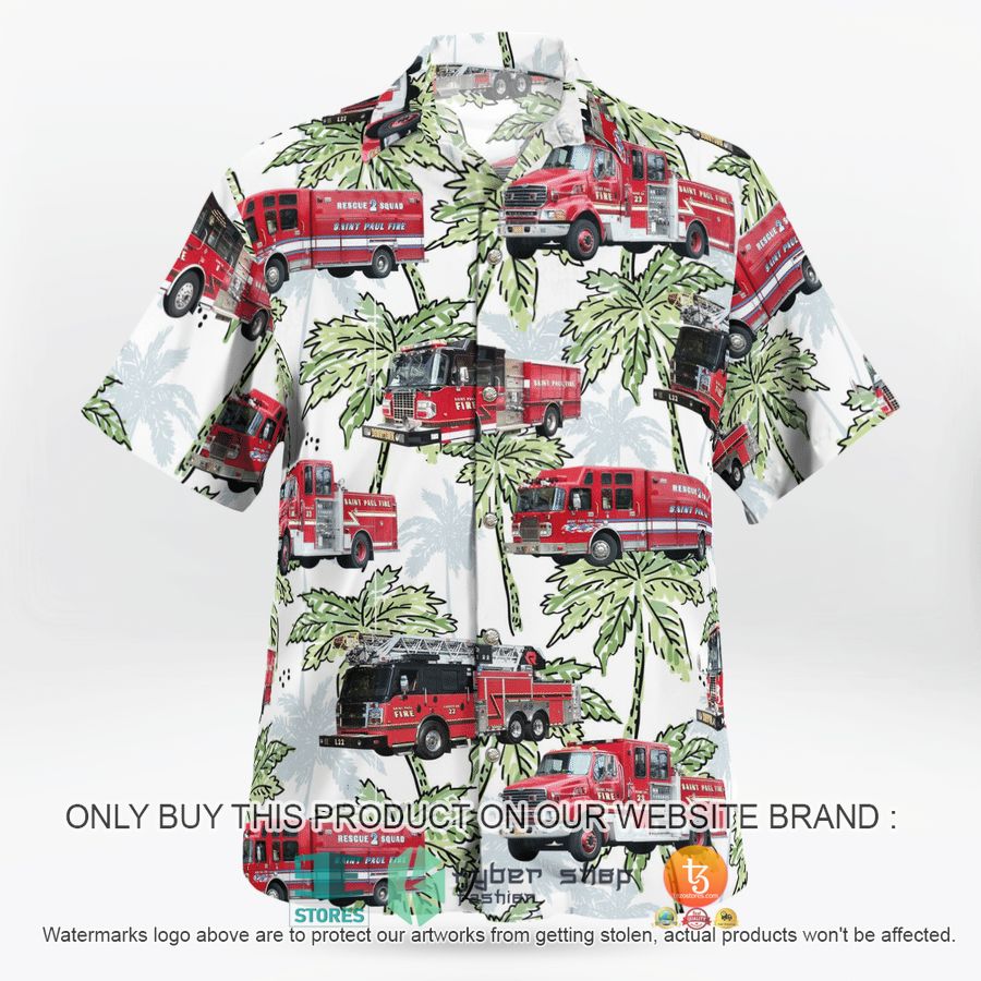 NEW Minnesota Saint Paul Fire Department Hawaii Shirt 4 minnesota saint paul fire department hawaiian shirt 4 72054