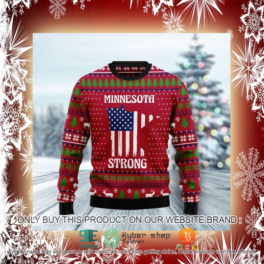 NEW Minnesota Strong Christmas Sweatshirt, Sweater 2 minnesota strong christmas ugly sweater 2 64755