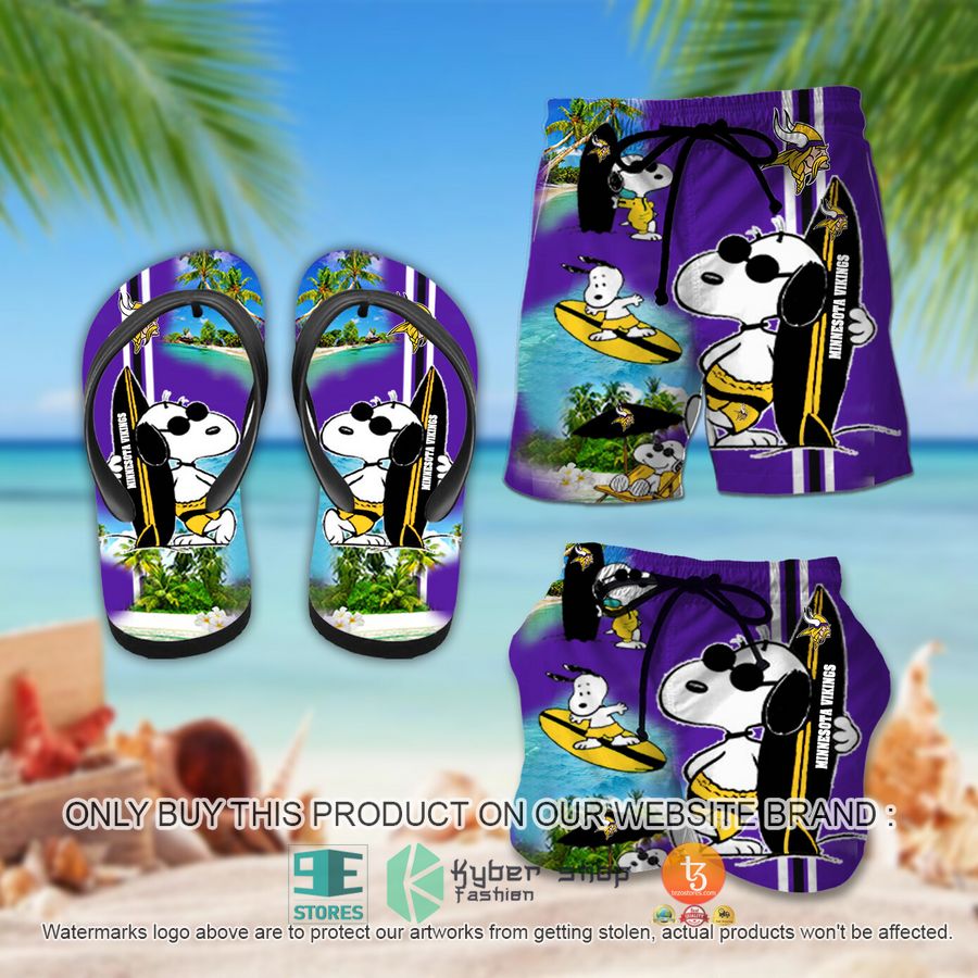 minnesota vikings nfl hawaiian shirt short 2 56410