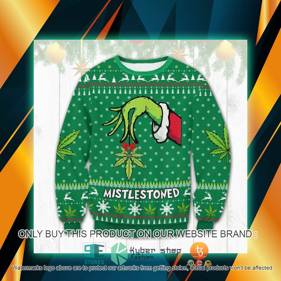 mistlestoned weed ugly sweaters 1 91220