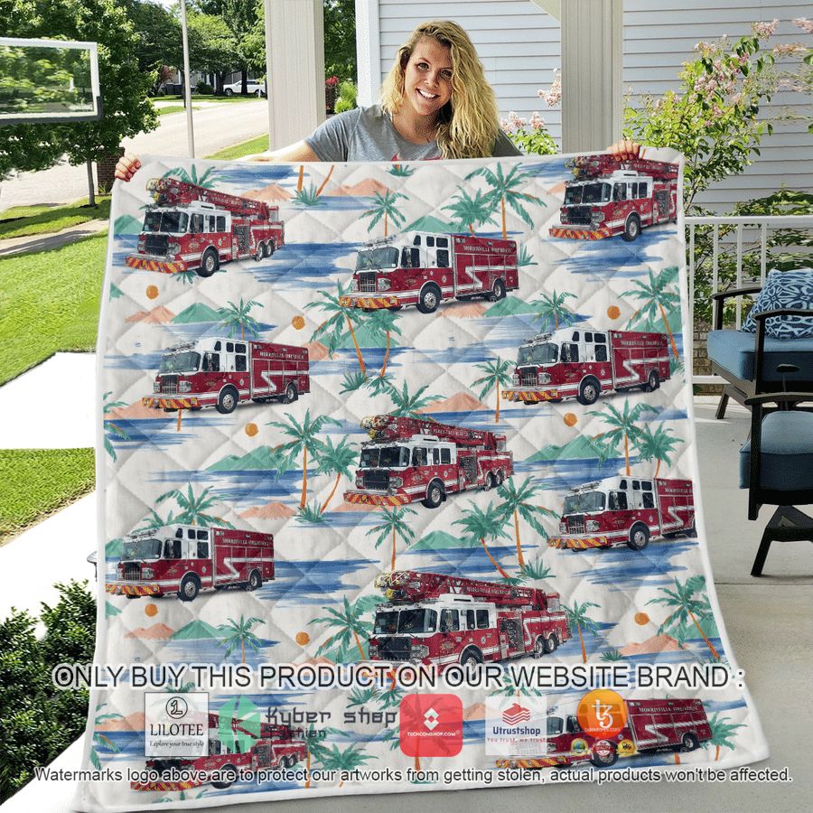 HOT Morrisville, North Carolina Morrisville Fire-Rescue Department Quilt 3 morrisville north carolina morrisville fire rescue department quilt blanket 3 70264