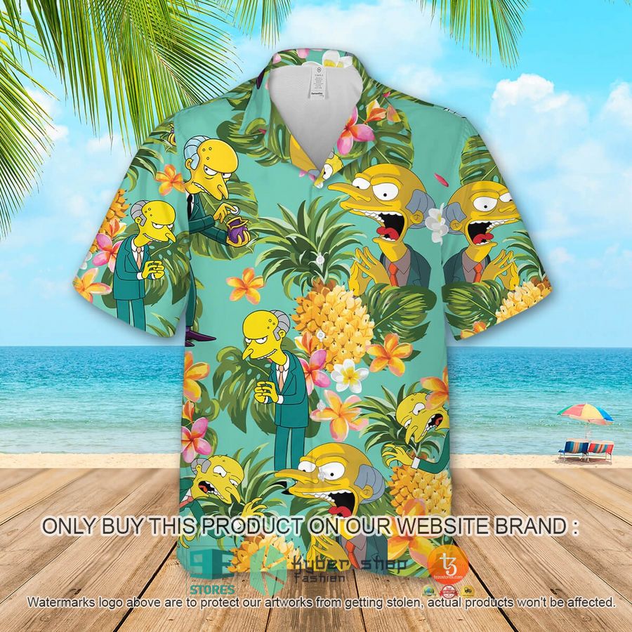 NEW Mr. Burns Pineapple Hawaii Shirt 2 mr burns pineapple hawaiian shirt 1 20301