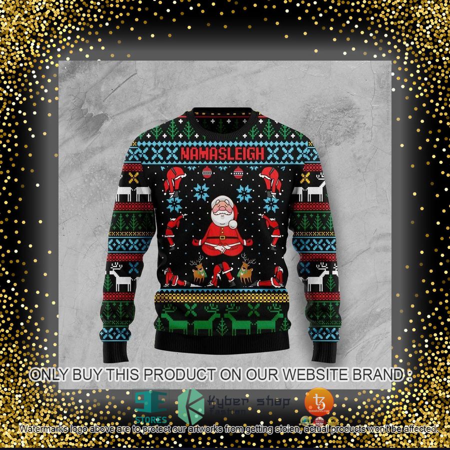 HOT Namasleigh Ugly Christmas Sweater 4 namasleigh ugly christmas sweater 4 35348