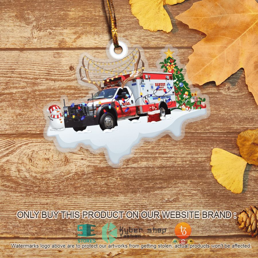 NEW Nanuet New York Nanuet EMS Ford F 450 Type 1 Horton Ambulance Christmas Ornament 3 nanuet new york nanuet ems ford f 450 type 1 horton ambulance christmas ornament 3 99537