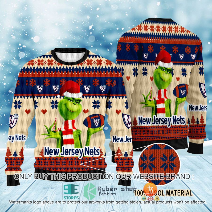 nba grinch new jersey nets ugly christmas sweater 1 91265