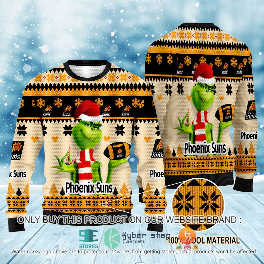 nba grinch phoenix suns ugly christmas sweater 1 57990