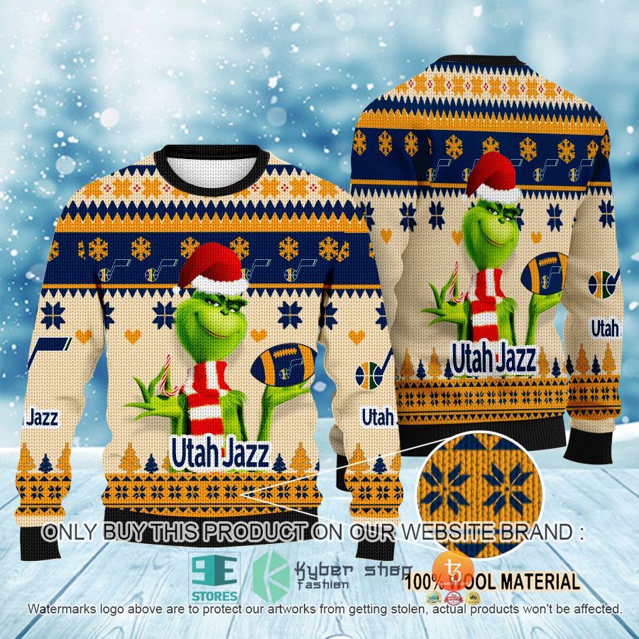 nba grinch utah jazz ugly christmas sweater 1 42651