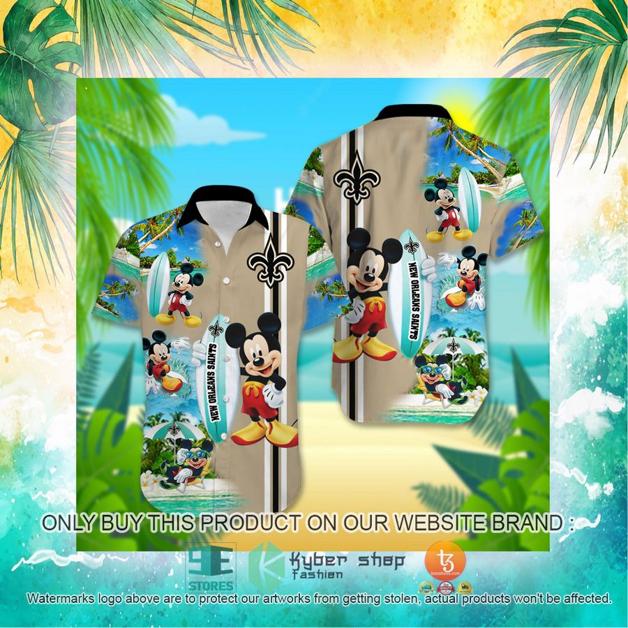 new orleans saints mickey mouse surfboard hawaiian shirt 4 74094
