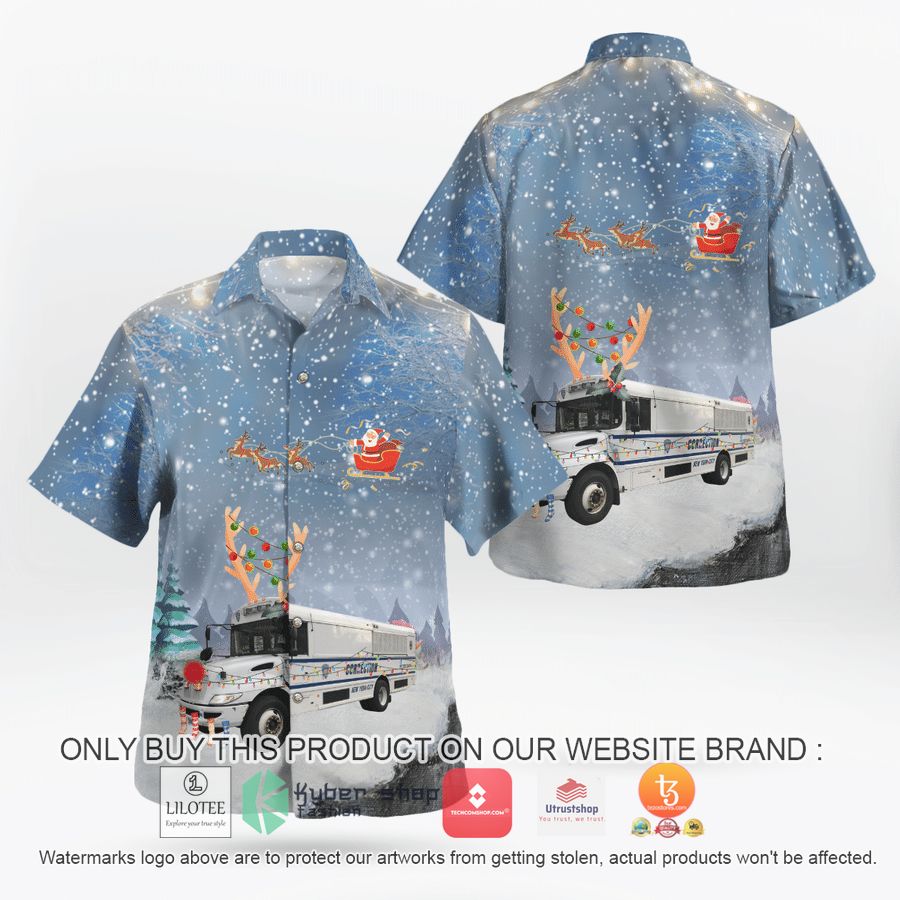 new york city department of correction christmas hawaiian shirt 2 32201