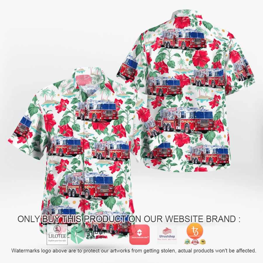 new york city fire department chauffer training school hawaiian shirt 1 15642