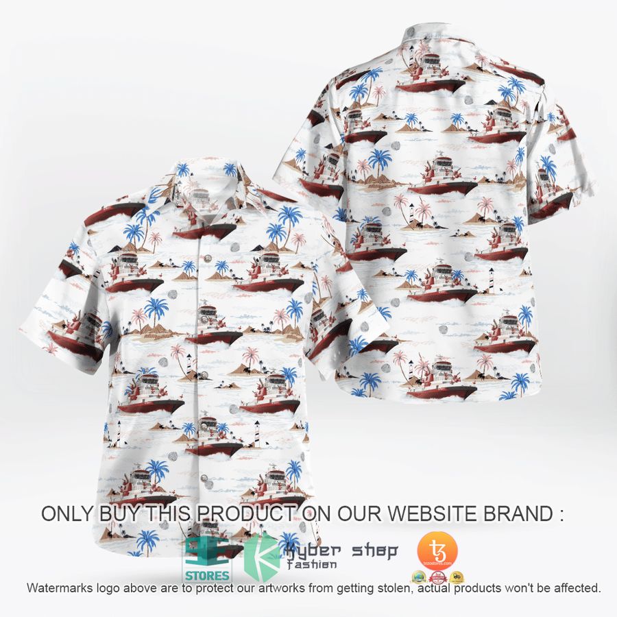 new york city fire department fire fighter ii fireboat hawaiian shirt 1 32978