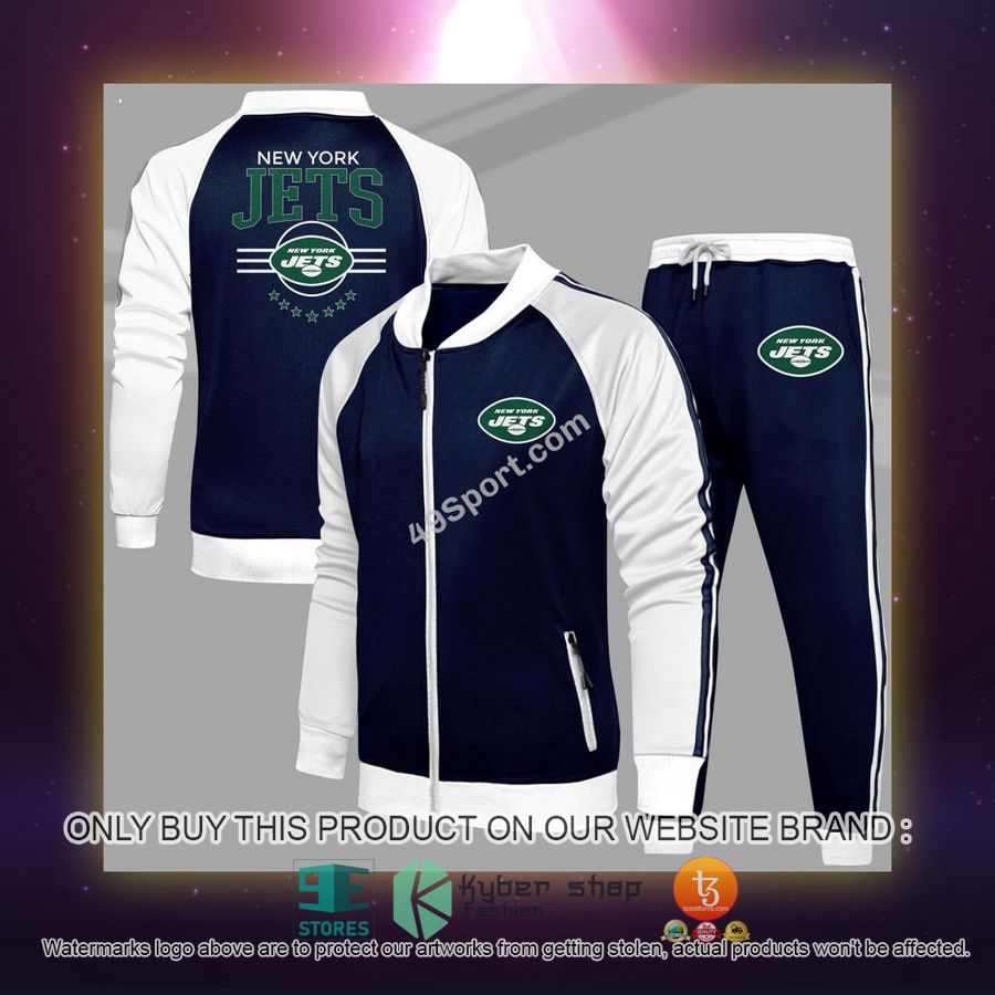 NEW New York Jets Logo Tracksuit Shirt, Long Pants 5 new york jets logo sport tracksuit 5 21280