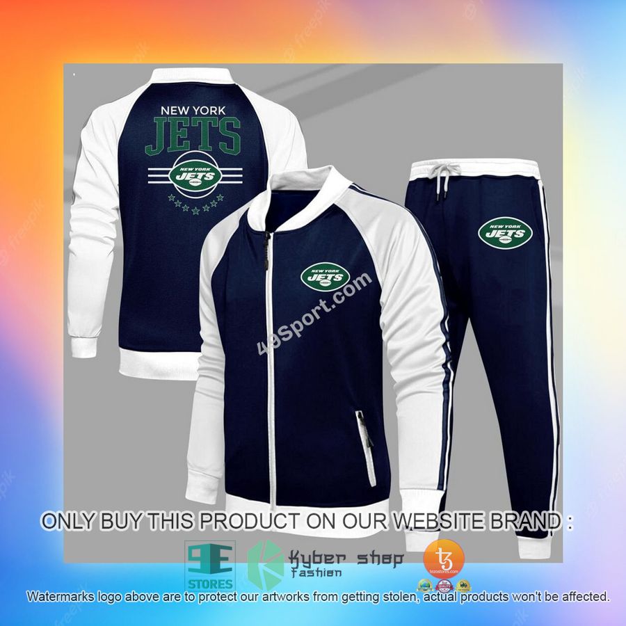 NEW New York Jets Logo Tracksuit Shirt, Long Pants 8 new york jets logo sport tracksuit 8 52612