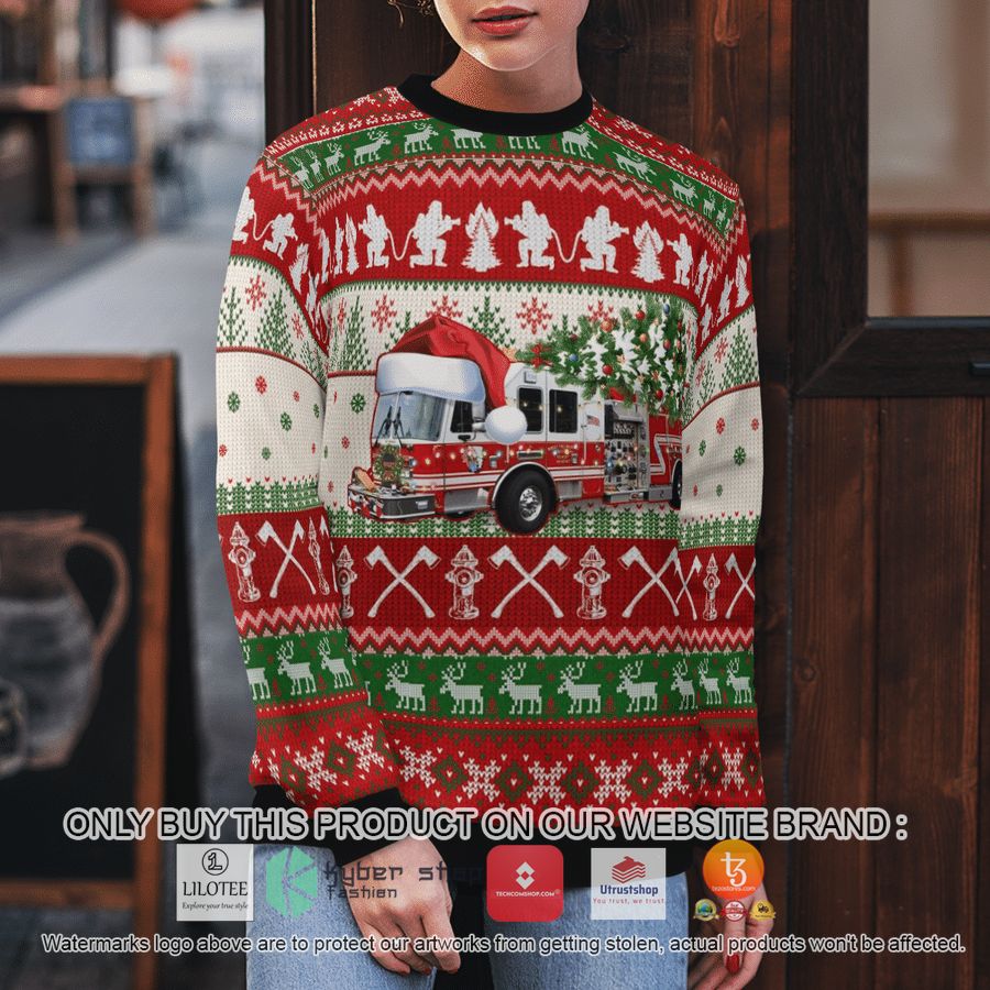 HOT New York, Nanuet Fire Department Christmas Sweater 9 new york nanuet fire department christmas 3d sweater 9 19441