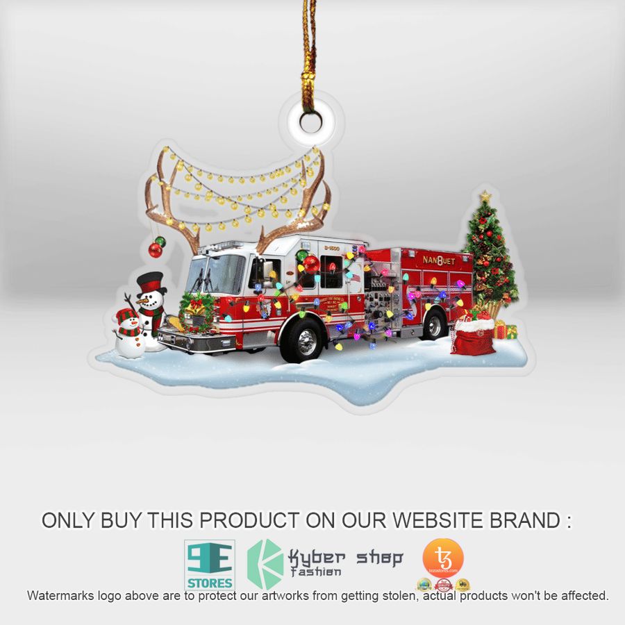 new york nanuet fire department christmas ornament 1 83763