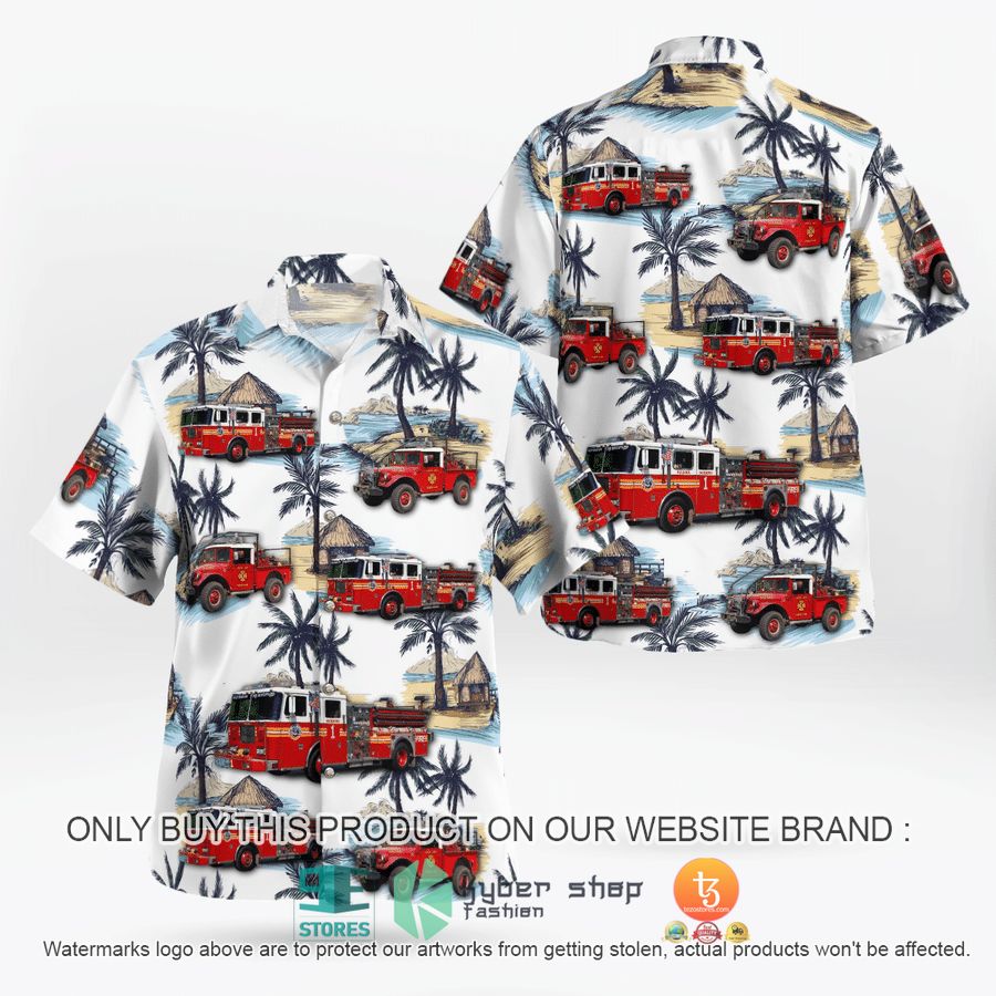NEW New York Oceanic H&L Company No. 1 Volunteer Fire Department Hawaii Shirt 2 new york oceanic hl company no 1 volunteer fire department hawaiian shirt 2 83658