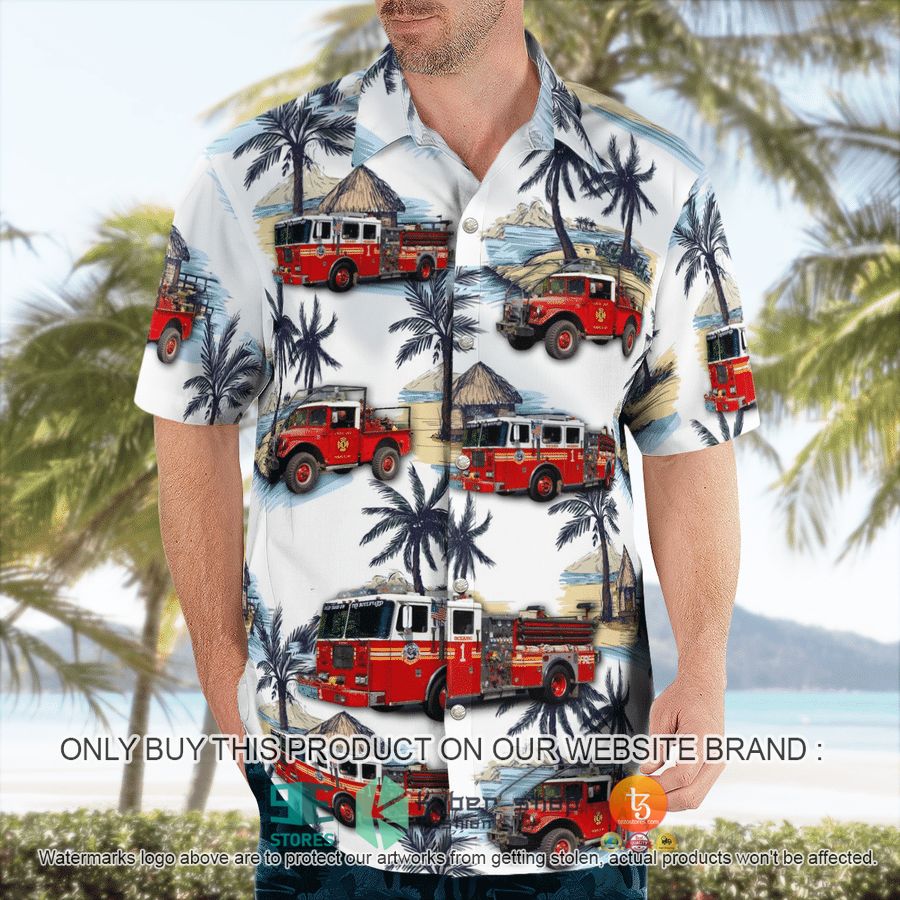 NEW New York Oceanic H&L Company No. 1 Volunteer Fire Department Hawaii Shirt 6 new york oceanic hl company no 1 volunteer fire department hawaiian shirt 6 52420