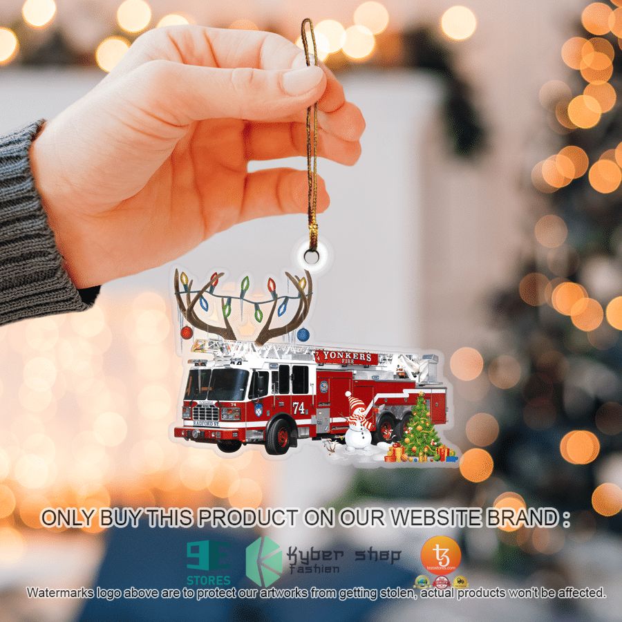 NEW New York Yonkers Fire Department Christmas Ornament 12 new york yonkers fire department christmas ornament 12 87550