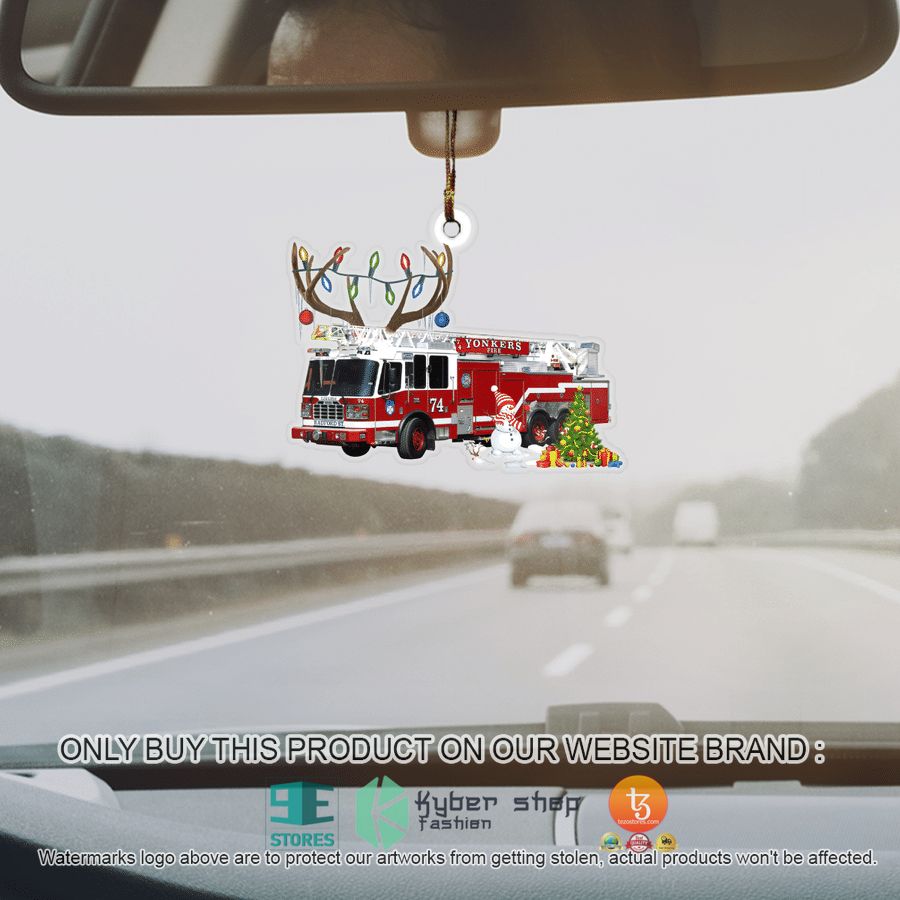 NEW New York Yonkers Fire Department Christmas Ornament 8 new york yonkers fire department christmas ornament 8 94277