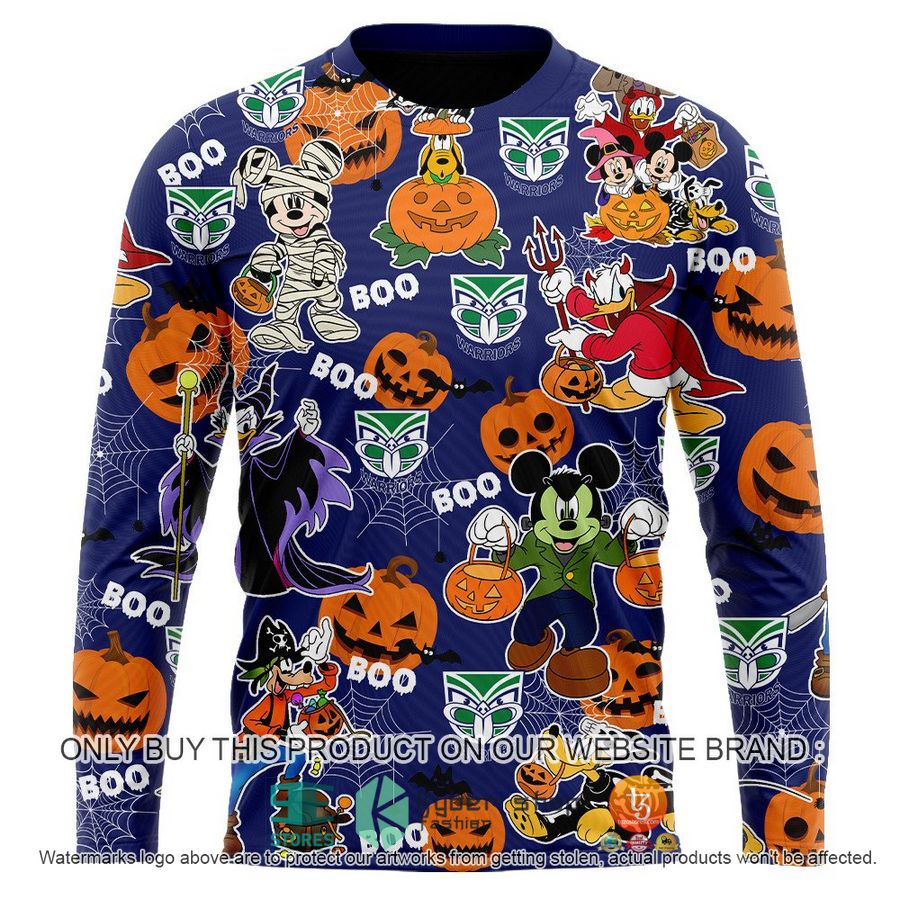 NEW New Zealand Warriors Mickey Friends Halloween Hoodie, Shirt 11 new zealand warriors mickey friends halloween shirt hoodie 11 26142