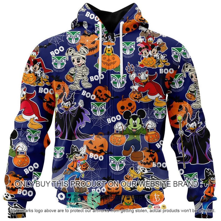 NEW New Zealand Warriors Mickey Friends Halloween Hoodie, Shirt 4 new zealand warriors mickey friends halloween shirt hoodie 4 79441