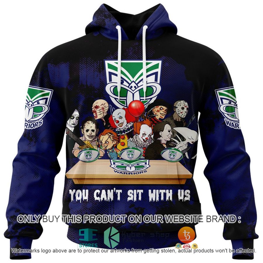 NEW New Zealand Warriors You Can't Sit With Us Horror Movies Characters Hoodie, Shirt 2 new zealand warriors you cant sit with us horror movies characters shirt hoodie 2 61242
