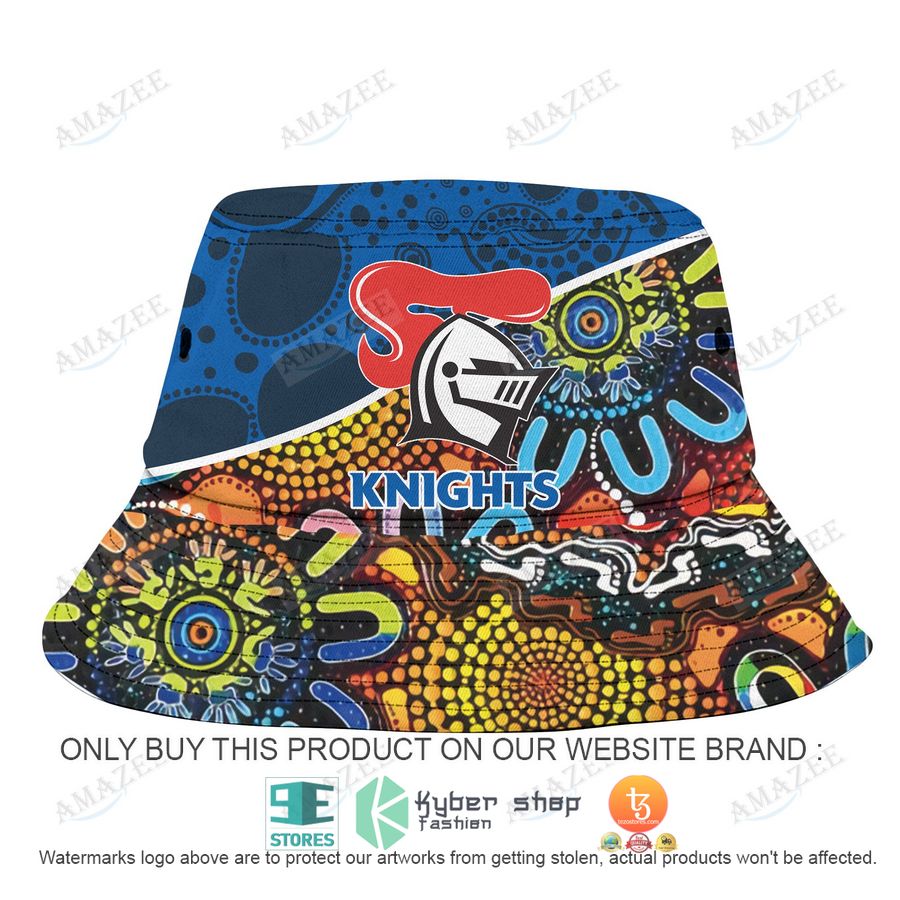 newcastle knights aboriginal patterns bucket hat 1 98511