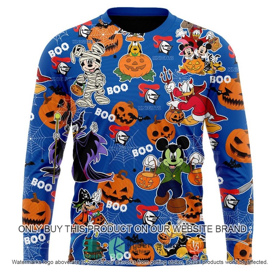 NEW Newcastle Knights Mickey Friends Halloween Hoodie, Shirt 11 newcastle knights mickey friends halloween shirt hoodie 11 96602