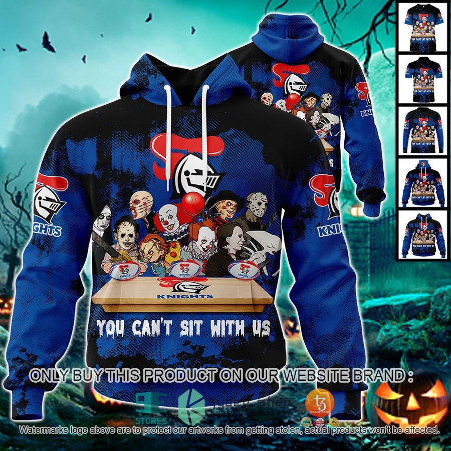 NEW Newcastle Knights You Can't Sit With Us Horror Movies Characters Hoodie, Shirt 1 newcastle knights you cant sit with us horror movies characters shirt hoodie 1 53113