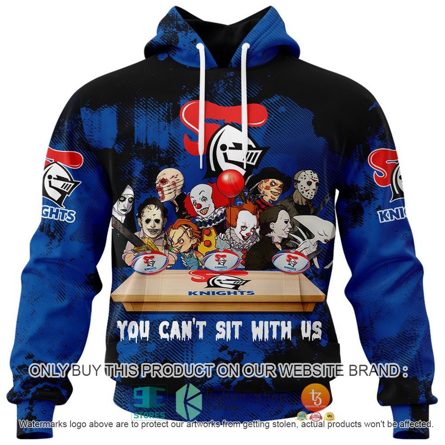 NEW Newcastle Knights You Can't Sit With Us Horror Movies Characters Hoodie, Shirt 2 newcastle knights you cant sit with us horror movies characters shirt hoodie 2 78234
