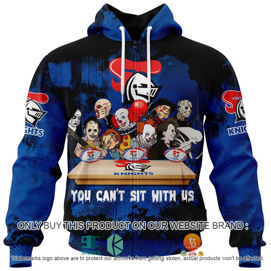 NEW Newcastle Knights You Can't Sit With Us Horror Movies Characters Hoodie, Shirt 4 newcastle knights you cant sit with us horror movies characters shirt hoodie 4 12734