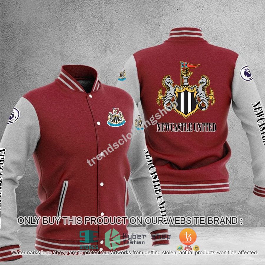 NEW Newcastle United F.C Varsity Jacket 3 newcastle united f c baseball jacket 3 93559