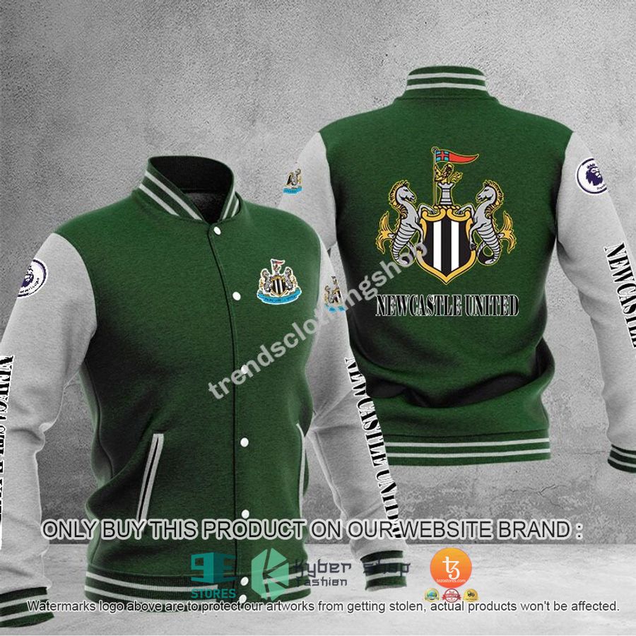 NEW Newcastle United F.C Varsity Jacket 6 newcastle united f c baseball jacket 6 2488