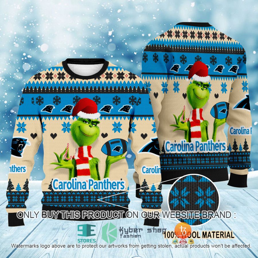 nfl grinch carolina panthers ugly christmas sweater 1 88246