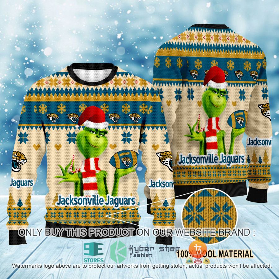 nfl grinch jacksonville jaguars ugly christmas sweater 1 66837