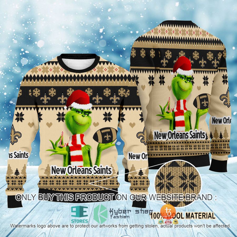 nfl grinch new orleans saints ugly christmas sweater 1 62982