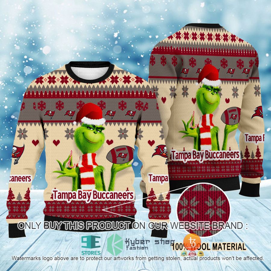 nfl grinch tampa bay buccaneers ugly christmas sweater 1 84479