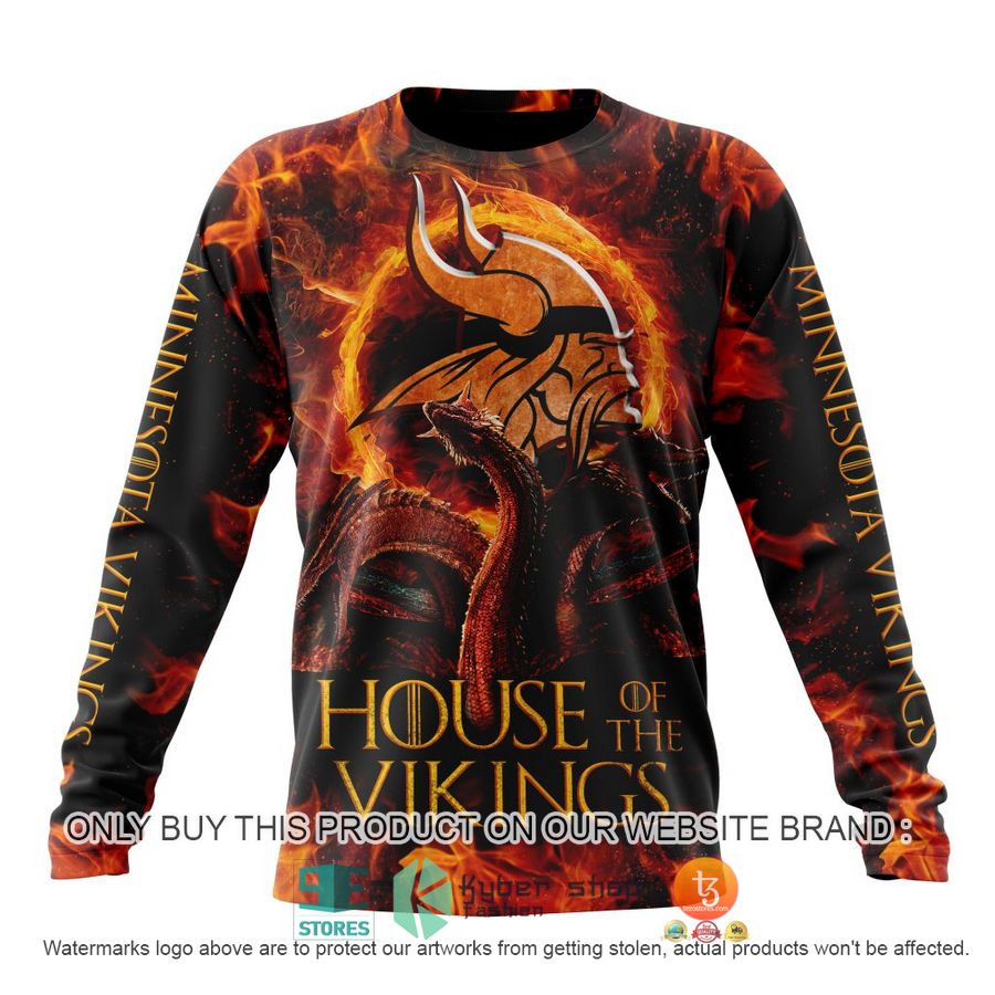 NEW Minnesota Vikings Game Of Thrones House Of The Vikings Hoodie, Shirt 6 nfl minnesota vikings game of thrones house of the vikings shirt hoodie 6 39687