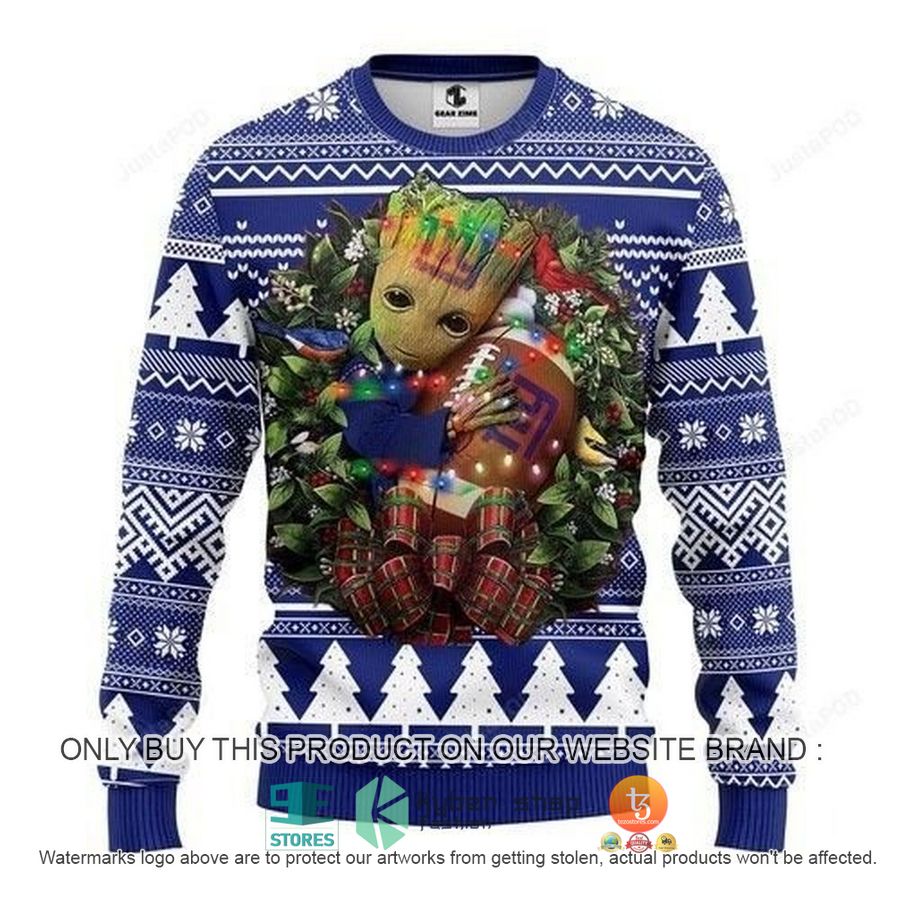 nfl new york giants groot hug ugly christmas sweater 1 23730