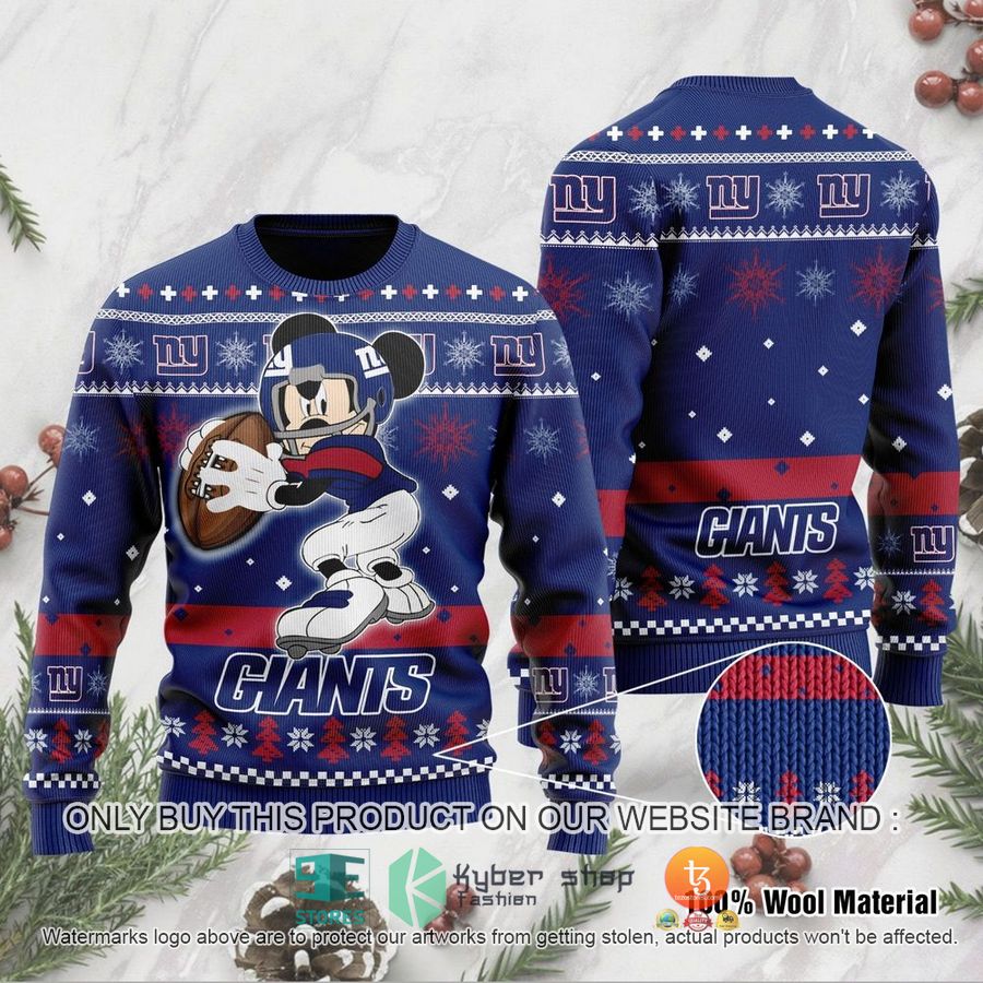 nfl new york giants mickey mouse funny ugly christmas sweater 1 66888