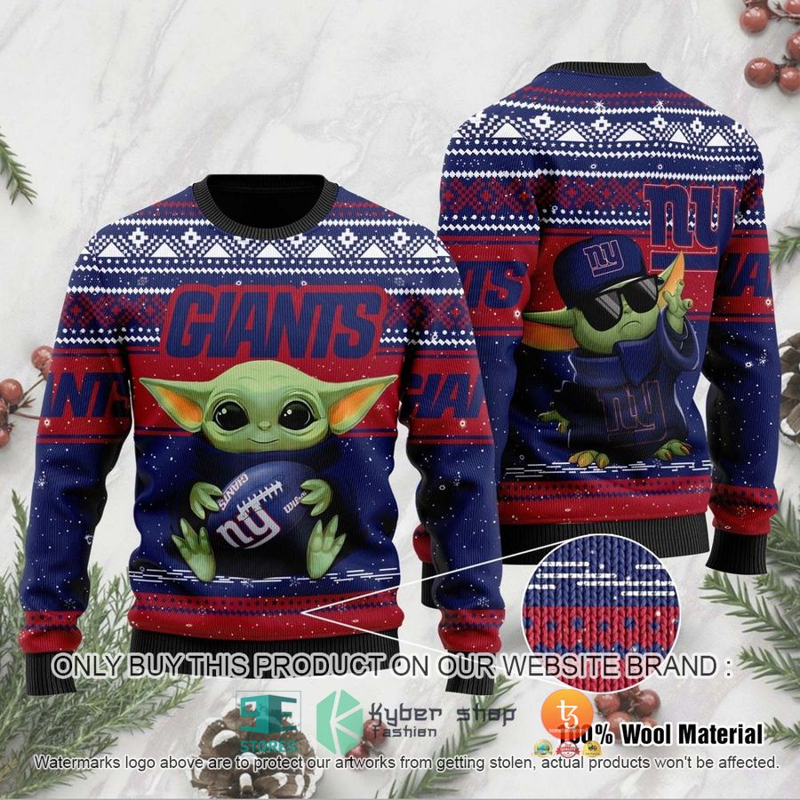 nfl new york giants sweater ugly christmas sweater 1 2230