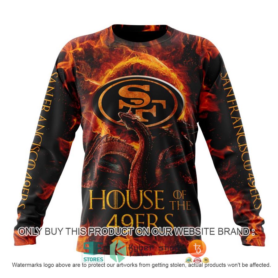 NEW San Francisco 49Ers Game Of Thrones House Of The 49Ers Hoodie, Shirt 6 nfl san francisco 49ers game of thrones house of the 49ers shirt hoodie 6 52780