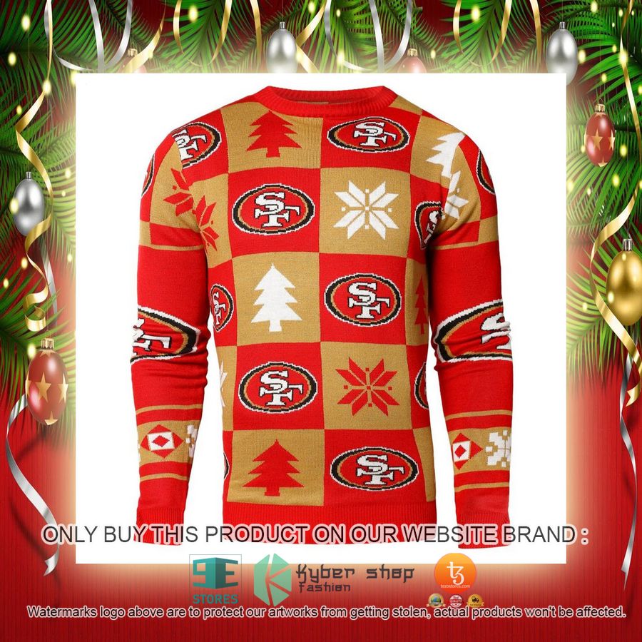 NEW San Francisco 49ers NFL Sweatshirt 2 nfl san francisco 49ers nfl ugly christmas sweater 2 7208